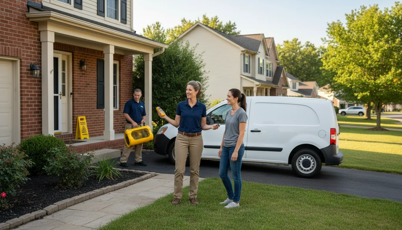 Water restoration image for Fire And Smoke Damage Restoration in Omena, MI